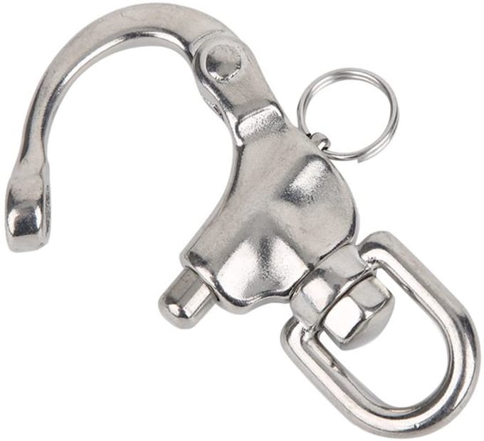 Allecto - Heavy Duty Snap Shackle - Release - 12x70mm - Karabijnhaak