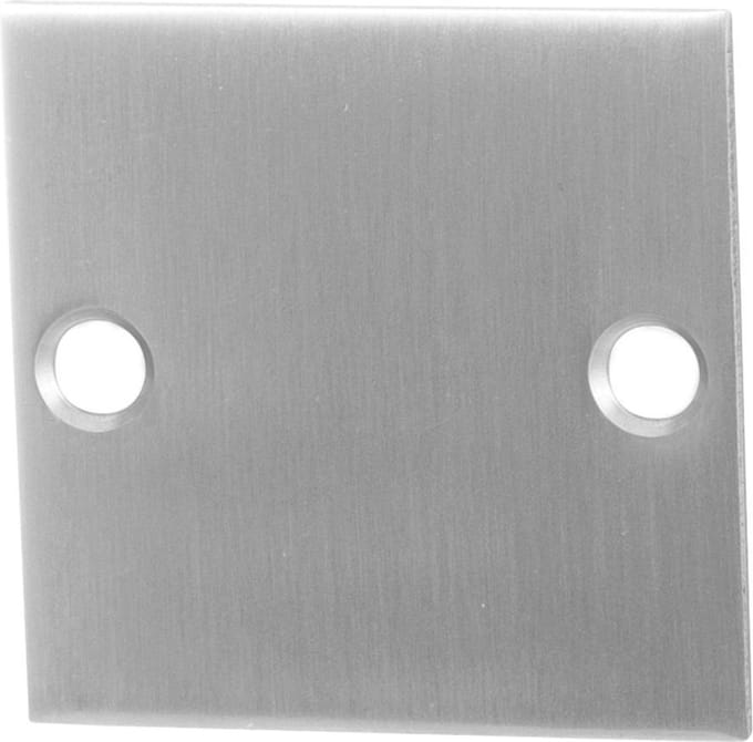 Blinde rozet - RVS geborsteld - RVS - GPF - Binnendeur -