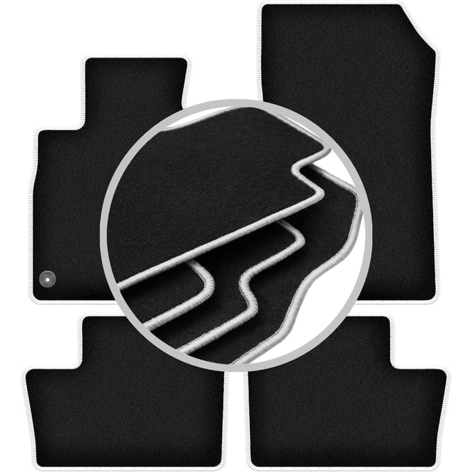 CARLUX-SILVER automatten voor: Nissan Juke II F16 crossover (2019-)