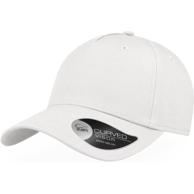 Atlantis Headwear Shot Cap AT528 - White - One size