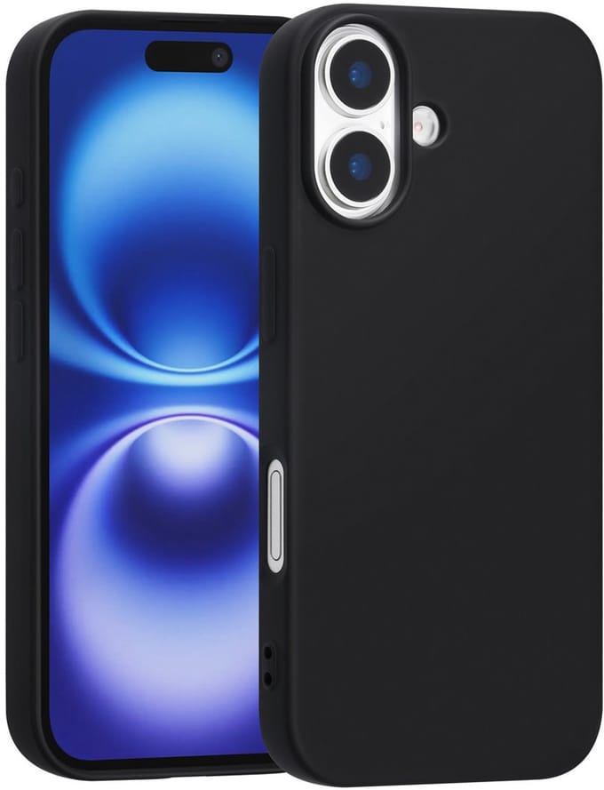 TUNIQ Back cover voor iPhone 17 - Slank Design - Zwarte Afwerking - Bescherming voor Camera & Scherm