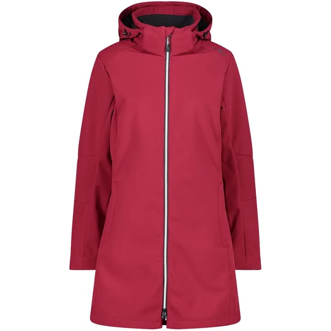 Dames parka met rits en capuchon CMP