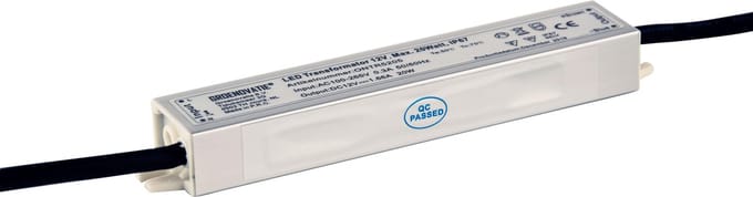 Groenovatie LED Transformator 12V - Max. 30 Watt - Waterdicht IP67