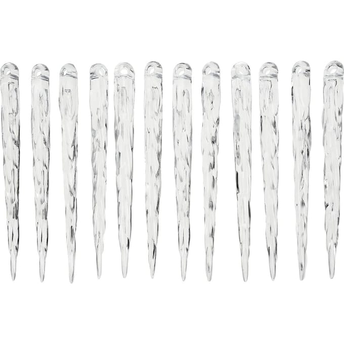 Acrylvorm "Ijspegel", 12 stuks