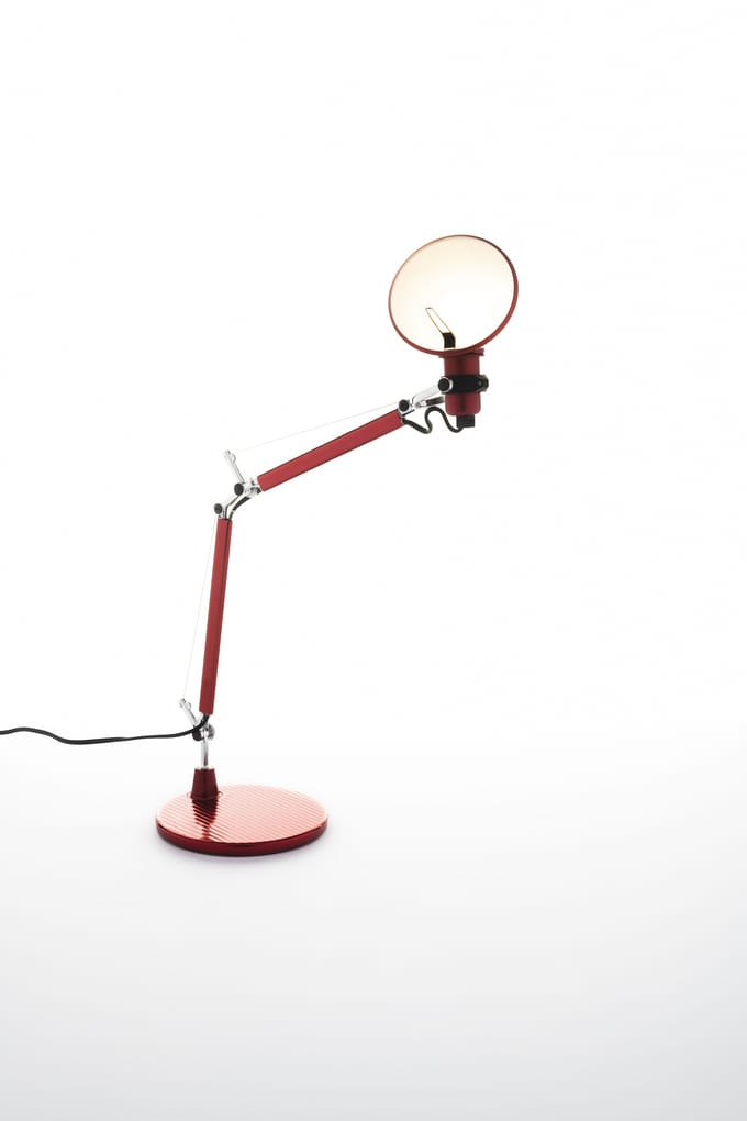 Artemide - Tolomeo Micro Tavolo bureaulamp - rood