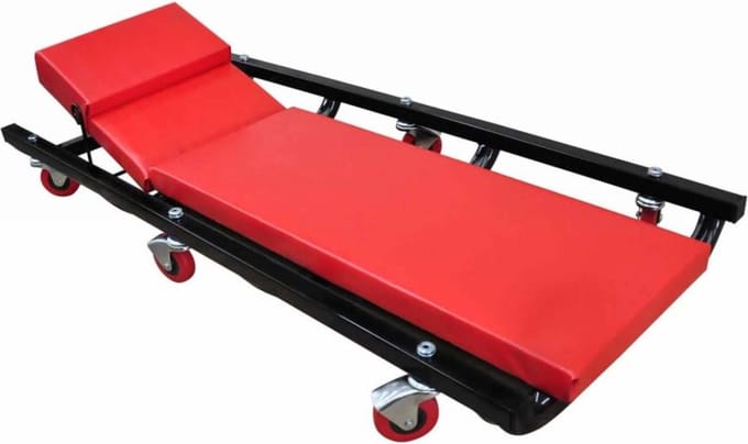 Topgear Monteursbed Ligkar - 150kg - garage - 100 x 44 cm