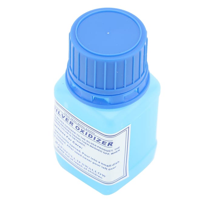 Zilver Antiek Oplossing 60ml Snelwerkende Zilver Oxidator Oplossing Langdurige Antiek Vloeistof blue