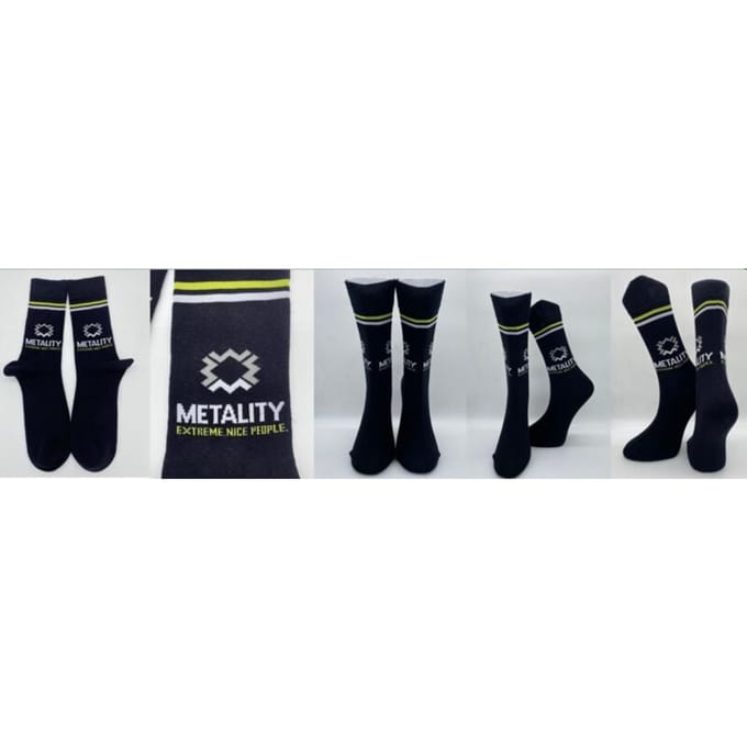 Metality Sokken - Socken - EU41-45 tot EU 36-40 - meerkleurig
