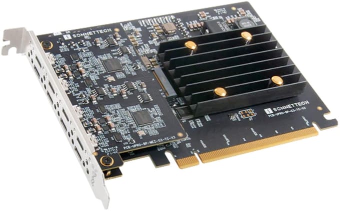 Sonnet Allegro Pro USB-C 8-port PCIe Card [Thunderbolt compatible] - PCIe-Geluidskaart