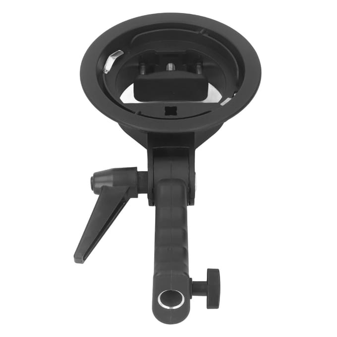 Handgreep S-Type Beugelhouder voor Speedlite Flitser Snoot Softbox Beauty Dish Reflector black