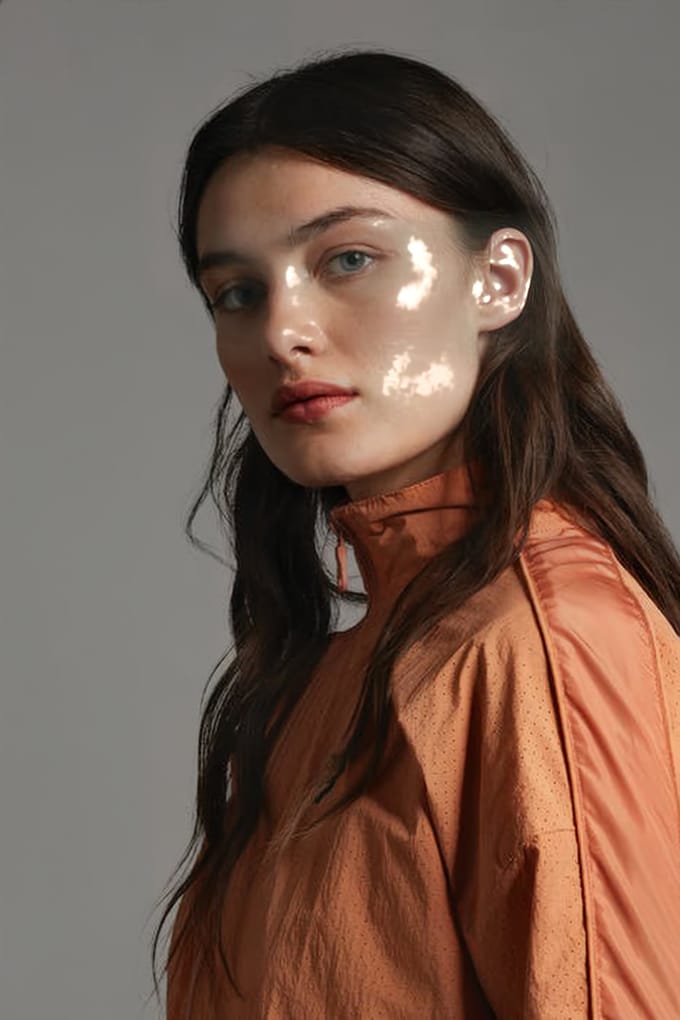 Lyle & Scott Perforated Funnel Neck Jacket Dusk Orange Taglia: L | Giacche Outlet | Donna | Arancione