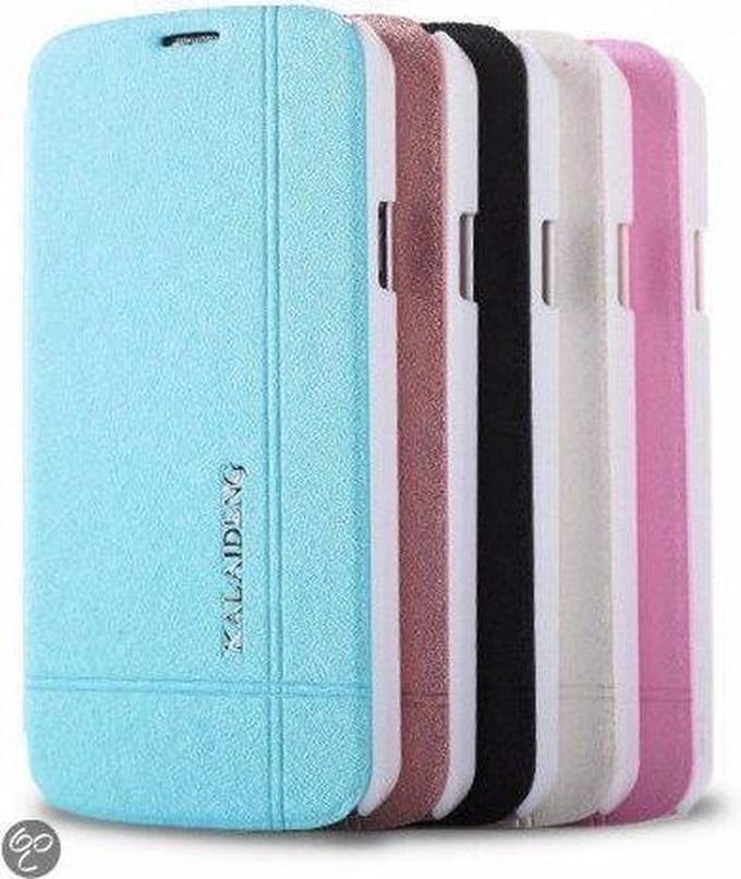 KLD Arctic Teal  Ice Samsung Galaxy S4  Premium Flipcase PU Leren Flipcover