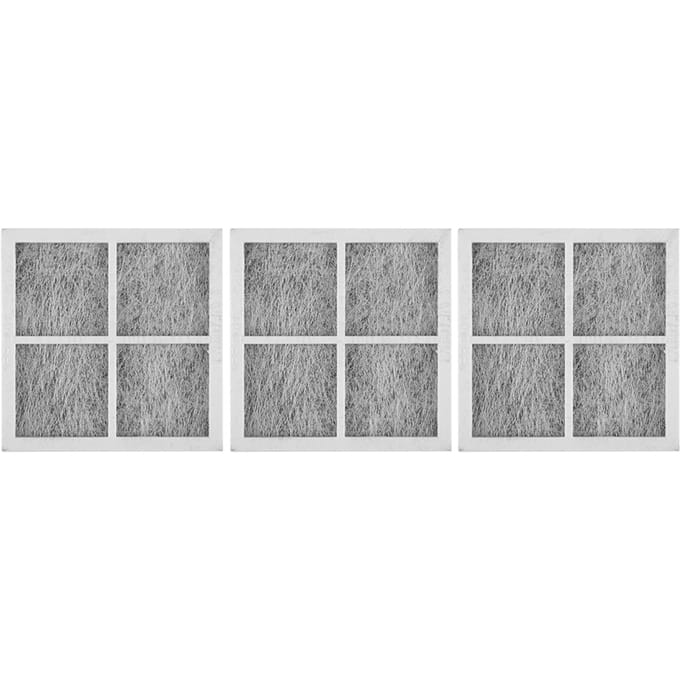 3 stuks Luchtfilter Vervanging voor LG LT120F Elite 469918 Koelkast Vriezer gray