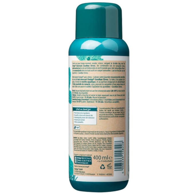 Kneipp Goodbye Stress - Badschuim - Watermunt en Rozemarijn - 400 ml