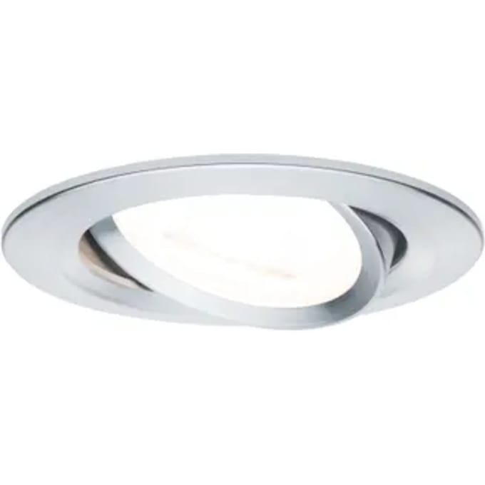 Paulmann Inbouwspot Led Nova Rond Kantelbaar Aluminium 51mm Gu10 6,5w