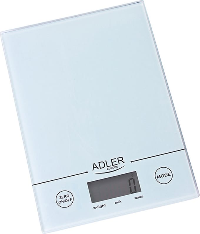 Adler AD 3138w - Keukenweegschaal - elektrisch - wit
