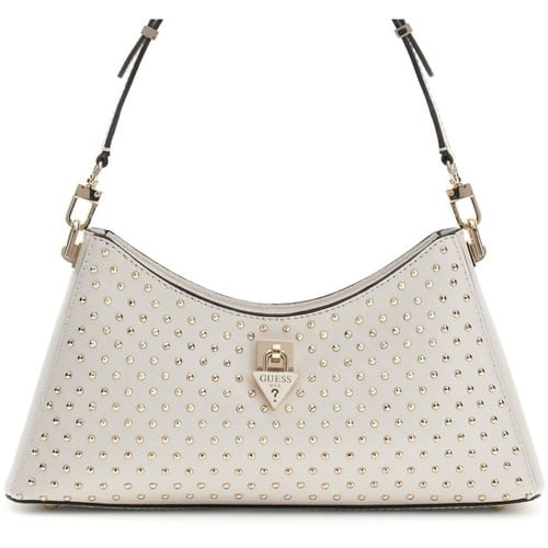 GUESS schoudertas Patsie Shoulder Bag Cream White crème