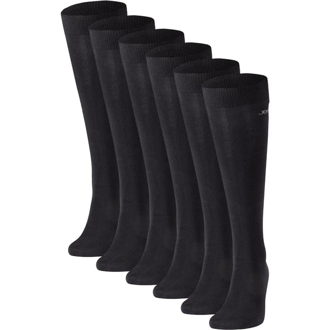 JOOP! Sokken Unisex premium essential cotton Knee High 6p Set van 6