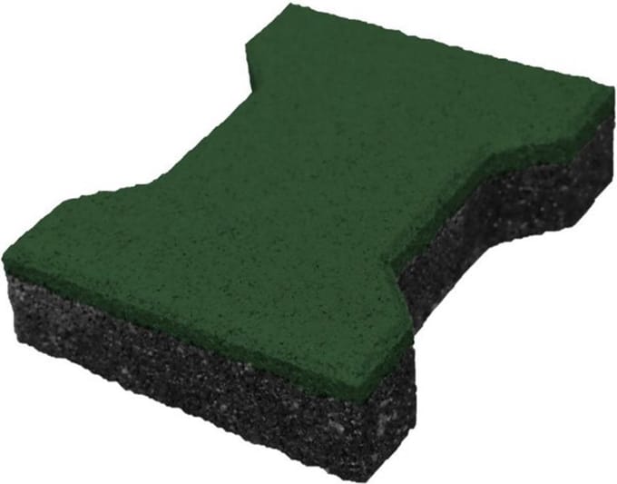 IVOL Rubber klinkers - 43 mm - groen - 1 m² - per 36 stuks