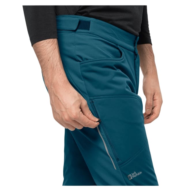 Jack Wolfskin Heren Morobbia Broek (Marineblauw)