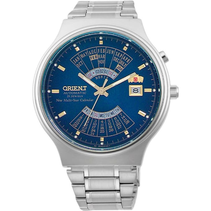 Orient Watch FEU00002DW Men Silver 43mm 5 ATM