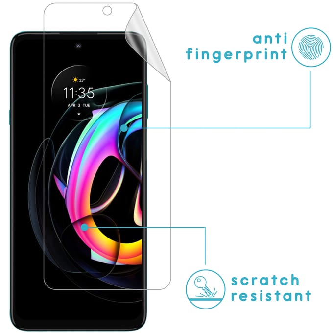 imoshion Screen Protector - Geschikt voor Motorola Edge 20 Lite - Screenprotector Folie 3 Pack