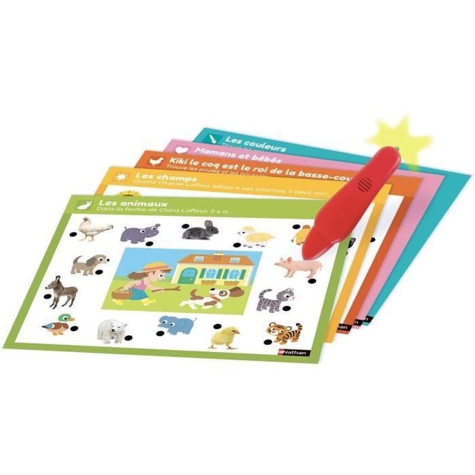 Elektronisch educatief spel - NATHAN - Baby Electro Boerderijdieren - Voor kinderen vanaf 2 jaar schoon