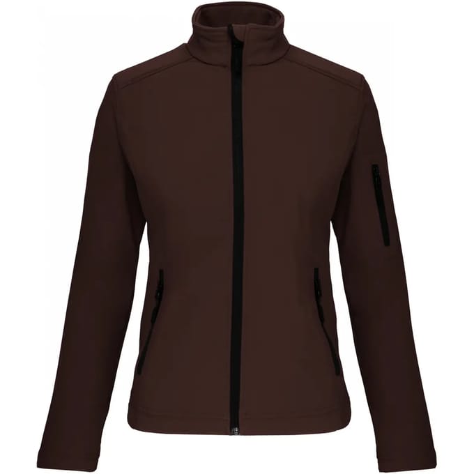 Kariban Dames softshell jas K400 - Chocolate - XL