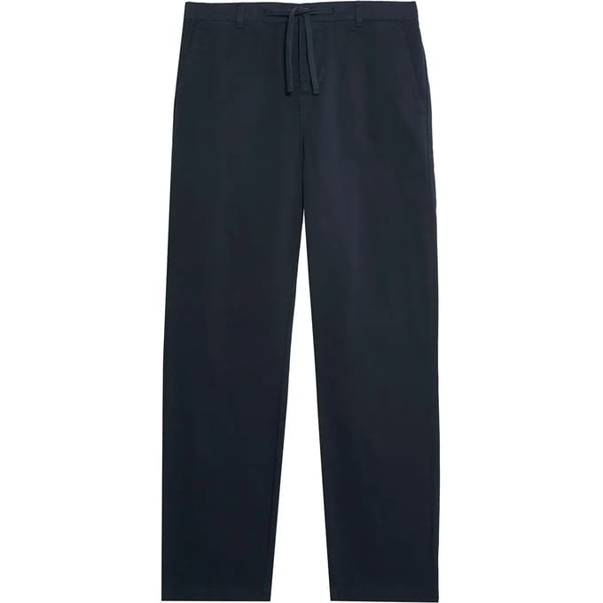 Lyle & Scott Drawstring Tapered Chino Dark Navy Größe: W32L30 | Chinos Outlet | Herren | Blau