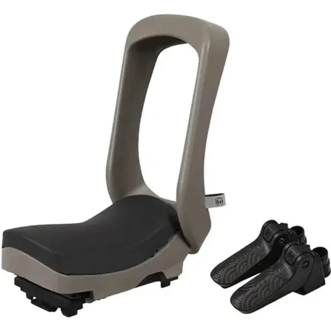 Urban Iki Junior Fietsstoeltje - Zonder Montagekader - Suzume Grey/ Bincho Black -