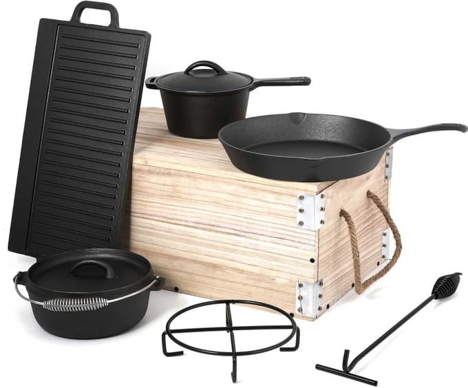 Michelangelo Dutch Oven-set Parilla - Gietijzer