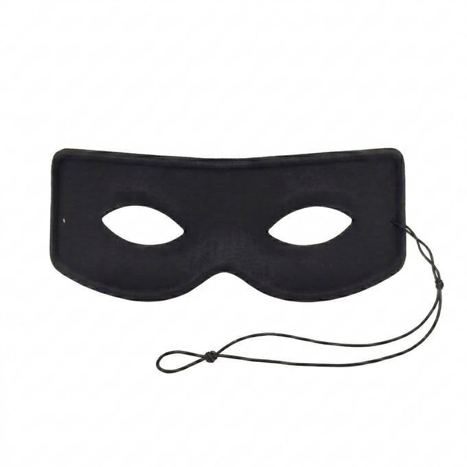 Oogmasker - Zorro - Zwart