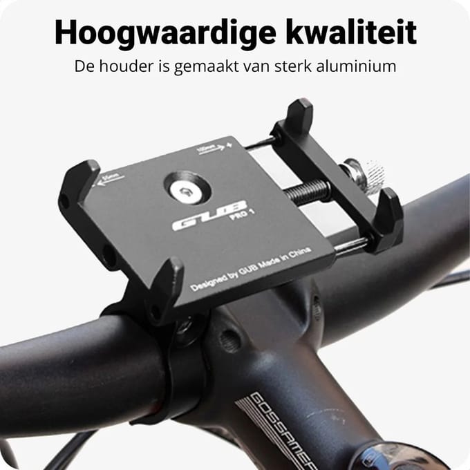 GUB Pro 1 Universele Fiets Telefoonhouder Voor Smartphone Zilver