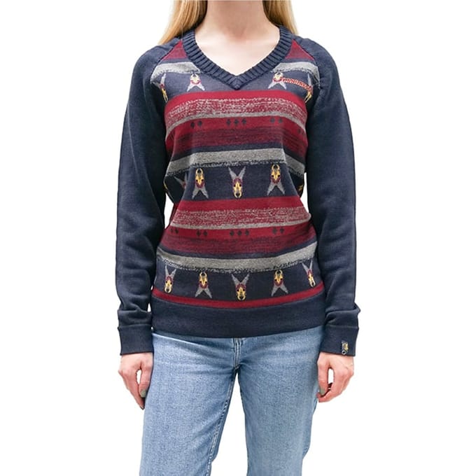 KangaRoos Babe Stripes Lt Baltic/white Größe: M | Strickpullover Outlet | Damen | Weiß