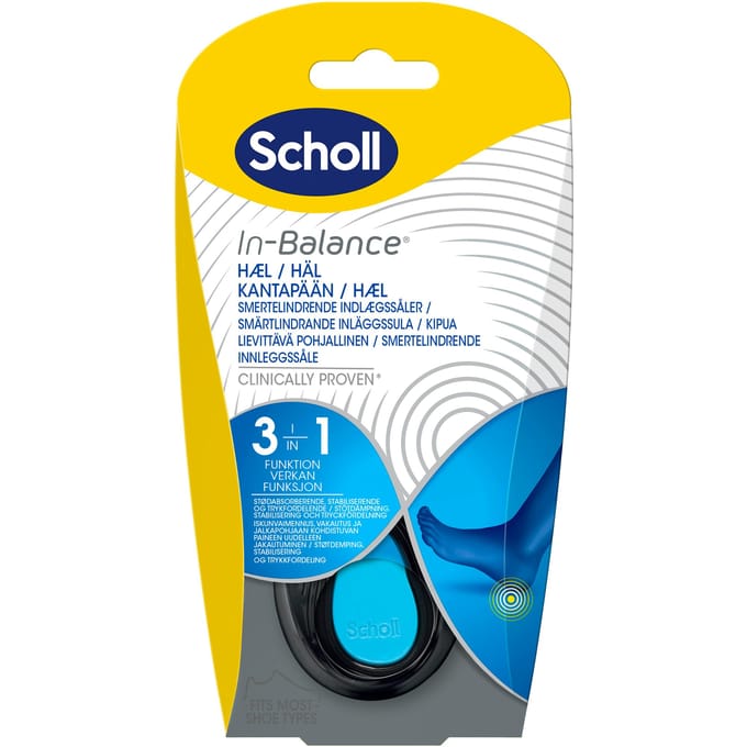 Scholl Med Insoles Heel + Enkelgrootte M 2 st