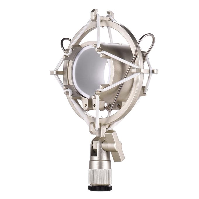 Universele condensatormicrofoon Mic Shock Mount Houder Beugel Kunststof Anti-vibratie voor online goud