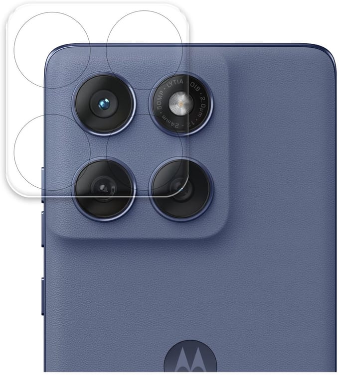 Rosso Camera Protector Geschikt voor Motorola Edge 60 | Camera Lens Bescherming | Case Friendly | Ultra Dun Glas | Transparant