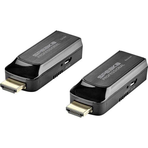 SpeaKa Professional Extender (verlenging) HDMI Via netwerkkabel RJ45 50 m