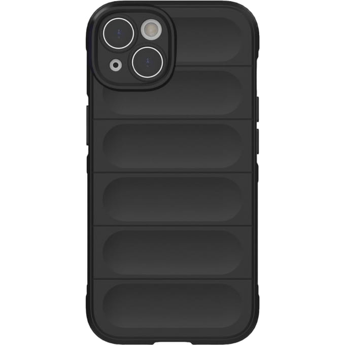 Just in Case iPhone 14 Plus Schokabsorberend Hoesje Zwart