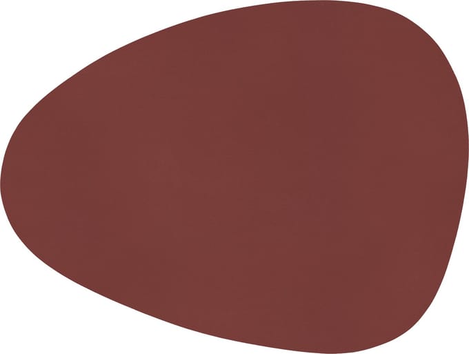 ZICZAC - Placemat TOGO - SET/6 - Dubbelzijdig - Kunstleer - 43x32 cm, rood