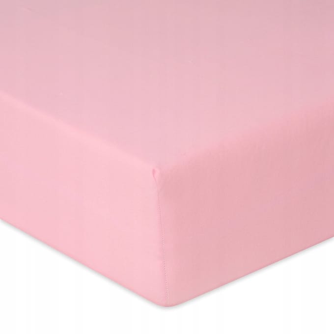 Jersey Hoeslaken met Elastiek 160x200 cm - Premium Roze