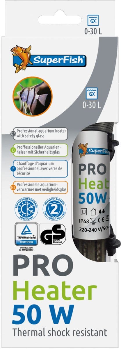 Superfish Pro Heater 17 cm - Verwarming - 50 Watt 0-30 L