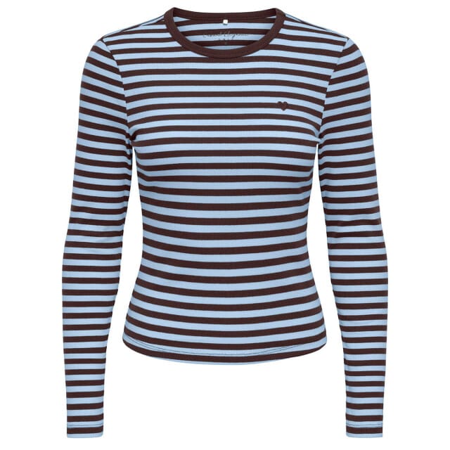 Regular fit shirt met lange mouwen van katoenmix model 'VAL'
