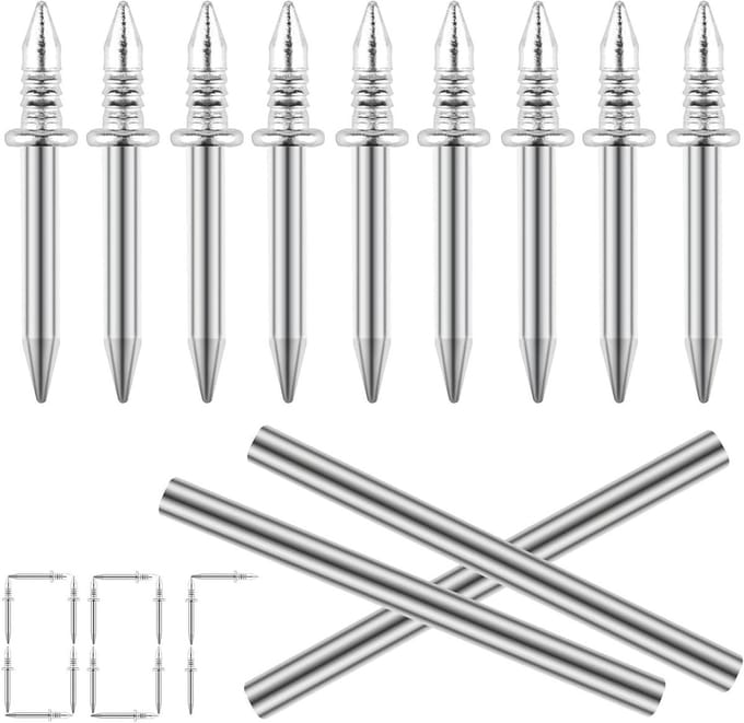 Dubbelkopspijkers - Takkers - Bevestigen - Dubbele kop - 700 stuks - Zilverkleurig
