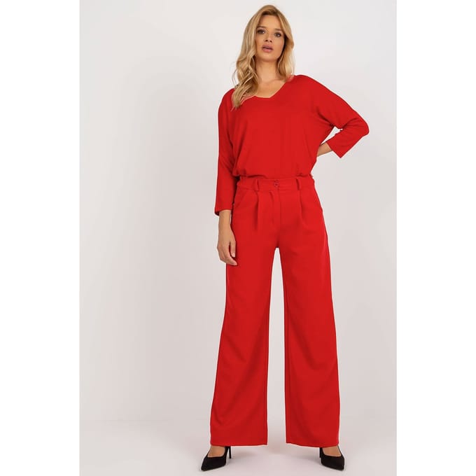 Wave Motion Pants - Red / S