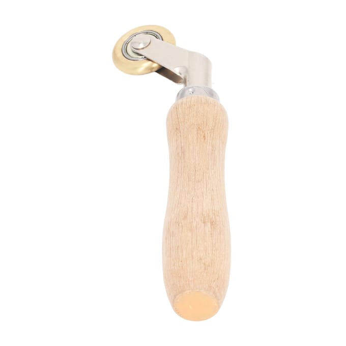 Messing Aandrukwiel Waterdichte Handheld Roller Hoeknaad Gladmakend Gereedschap Laspistool Accessoires Dia beige