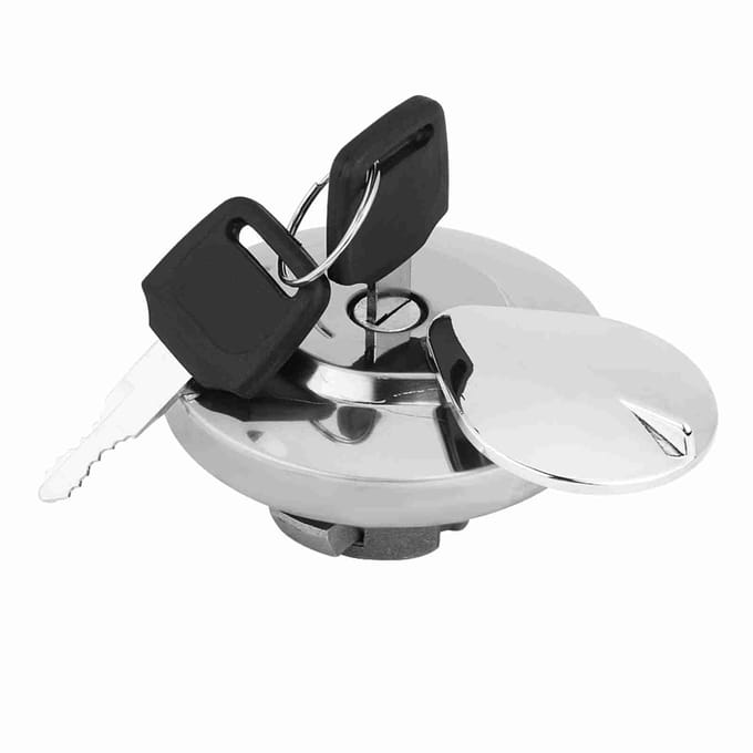 Motorfiets Brandstof Benzinedop Tankdeksel met 2 Sleutels voor VT750RS Shadow RS 2010 tot 2011 gray