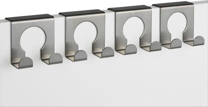 Haushalt 16144 - Deurhaken - set van 4 - RVS