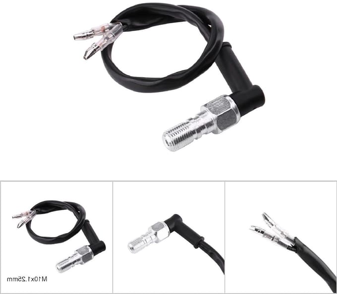 Motorfiets remslang - Hydraulische schakelaar - Remsysteem aanpassen - Universele montage - 95 cm - Standaard