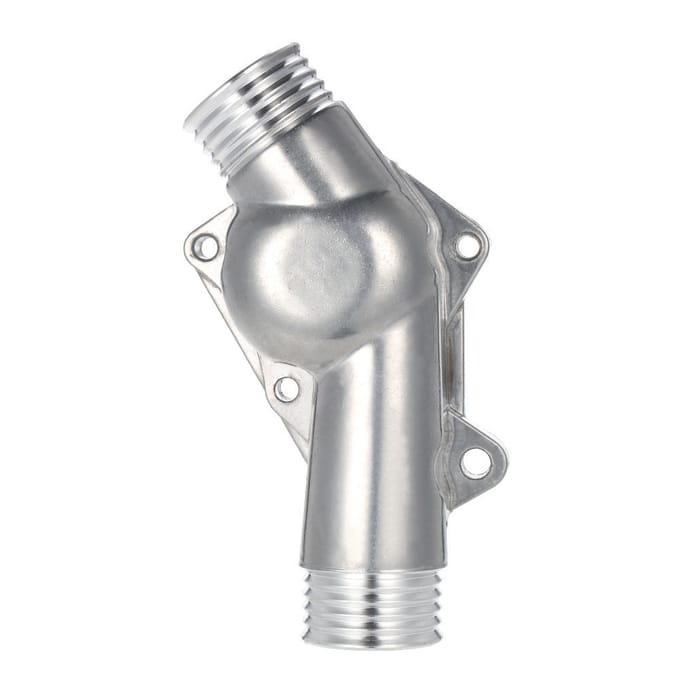 Aluminium thermostaatbehuizingsdeksel met pakking voor BMW M3 Z3 E34 E36 gray
